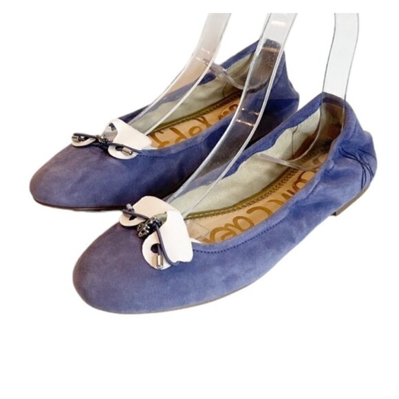 Sam Edelman Women's Felicia Leather Flat in Dusty Violet Size 6.5 NWOB - Picture 2 of 8